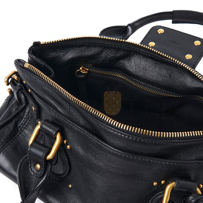 Ch10É paddington bag aus genarbtem leder ch25ws802p75001 (36*18*18cm)